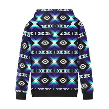 Load image into Gallery viewer, Cree Confederacy Midnight Kids&#39; All Over Print Hoodie (Model H38) Kids&#39; AOP Hoodie (H38) e-joyer 
