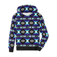 Load image into Gallery viewer, Cree Confederacy Midnight Kids&#39; All Over Print Hoodie (Model H38) Kids&#39; AOP Hoodie (H38) e-joyer 
