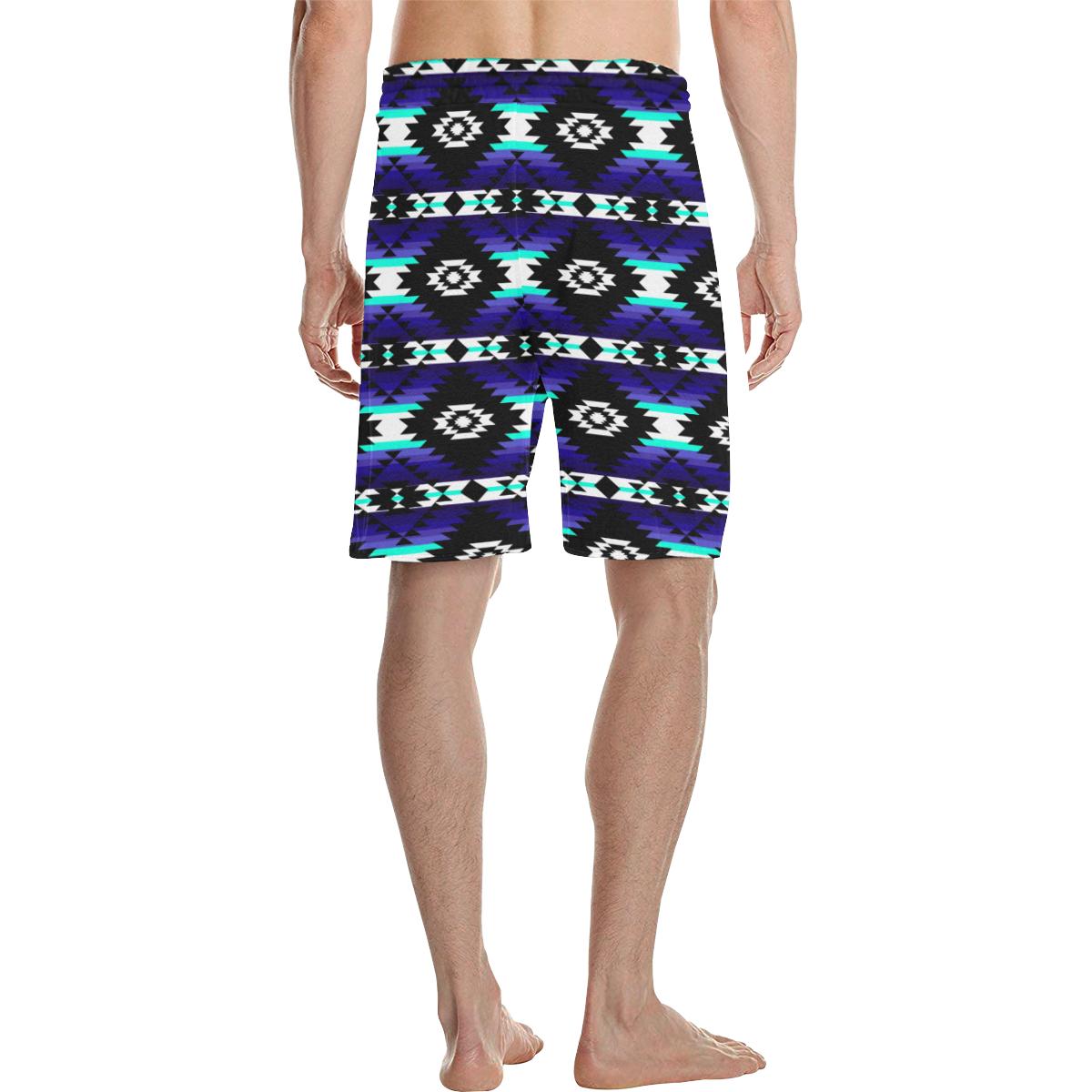 Cree Confederacy Midnight Men's All Over Print Casual Shorts (Model L23) Men's Casual Shorts (L23) e-joyer 