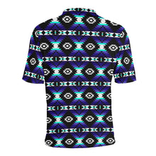 Load image into Gallery viewer, Cree Confederacy Midnight Men&#39;s All Over Print Polo Shirt (Model T55) Men&#39;s Polo Shirt (Model T55) e-joyer 
