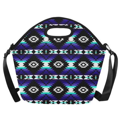 Cree Confederacy Midnight Neoprene Lunch Bag/Large (Model 1669) Neoprene Lunch Bag/Large (1669) e-joyer 