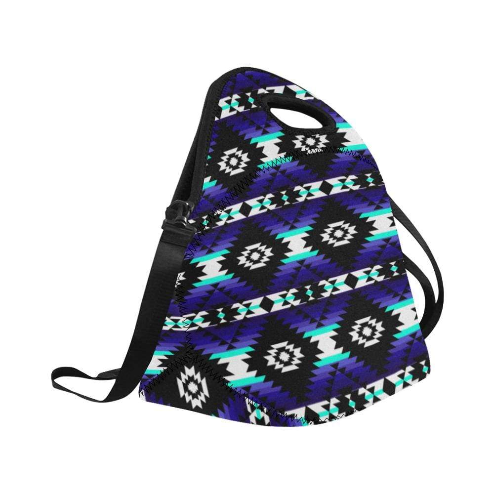 Cree Confederacy Midnight Neoprene Lunch Bag/Large (Model 1669) Neoprene Lunch Bag/Large (1669) e-joyer 