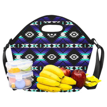 Load image into Gallery viewer, Cree Confederacy Midnight Neoprene Lunch Bag/Large (Model 1669) Neoprene Lunch Bag/Large (1669) e-joyer 
