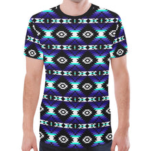 Load image into Gallery viewer, Cree Confederacy Midnight New All Over Print T-shirt for Men (Model T45) New All Over Print T-shirt for Men (T45) e-joyer 
