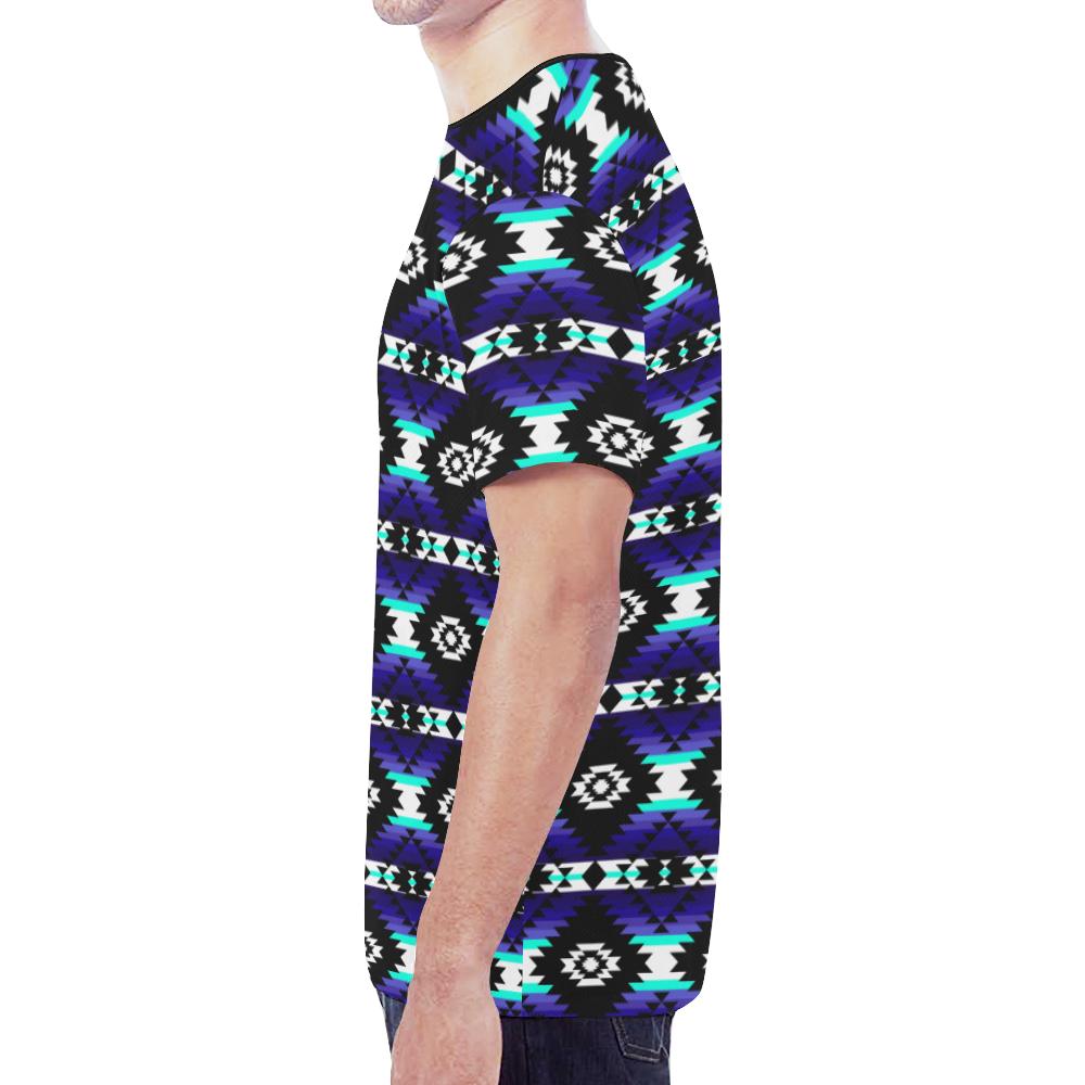 Cree Confederacy Midnight New All Over Print T-shirt for Men (Model T45) New All Over Print T-shirt for Men (T45) e-joyer 