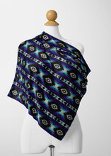 Load image into Gallery viewer, Cree Confederacy Midnight Satin Shawl Scarf 49 Dzine 
