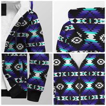 Load image into Gallery viewer, Cree Confederacy Midnight Sherpa Hoodie 49 Dzine 
