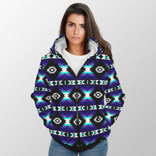 Load image into Gallery viewer, Cree Confederacy Midnight Sherpa Hoodie 49 Dzine 
