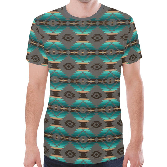 Cree Confederacy New All Over Print T-shirt for Men (Model T45) New All Over Print T-shirt for Men (T45) e-joyer 