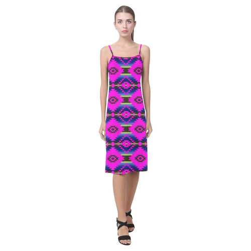 Cree Confederacy Ribbon Dress Alcestis Slip Dress (Model D05) Alcestis Slip Dress (D05) e-joyer 