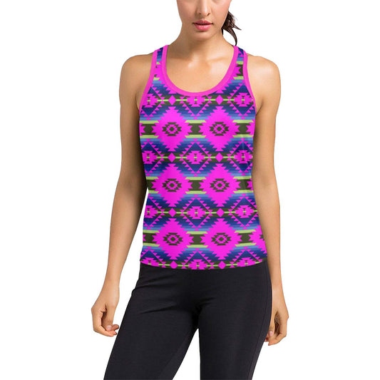 Cree Confederacy Ribbon Dress Women's Racerback Tank Top (Model T60) Racerback Tank Top (T60) e-joyer 