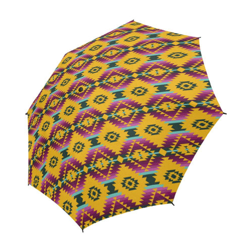 Cree Confederacy Summer Gathering Semi-Automatic Foldable Umbrella Semi-Automatic Foldable Umbrella e-joyer 