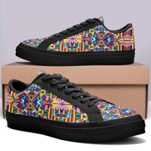 Load image into Gallery viewer, Crow Captive Aapisi Low Top Canvas Shoes Black Sole 49 Dzine 
