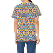 Load image into Gallery viewer, Crow Captive All Over Print Scrub Top Scrub Top e-joyer 
