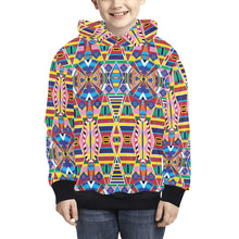 Load image into Gallery viewer, Crow Captive Kids&#39; All Over Print Hoodie (Model H38) Kids&#39; AOP Hoodie (H38) e-joyer 
