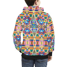 Load image into Gallery viewer, Crow Captive Kids&#39; All Over Print Hoodie (Model H38) Kids&#39; AOP Hoodie (H38) e-joyer 
