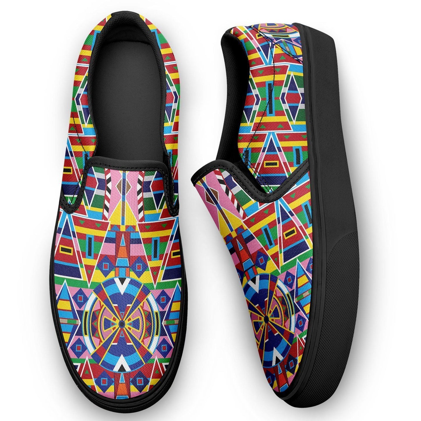 Crow Captive Otoyimm Kid's Canvas Slip On Shoes 49 Dzine 