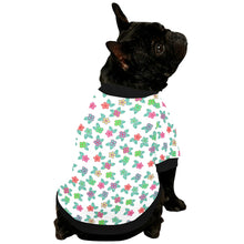 Load image into Gallery viewer, Berry Flowers White Pet Dog Round Neck Shirt
