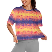 Load image into Gallery viewer, Soleil Indigo Crop Top
