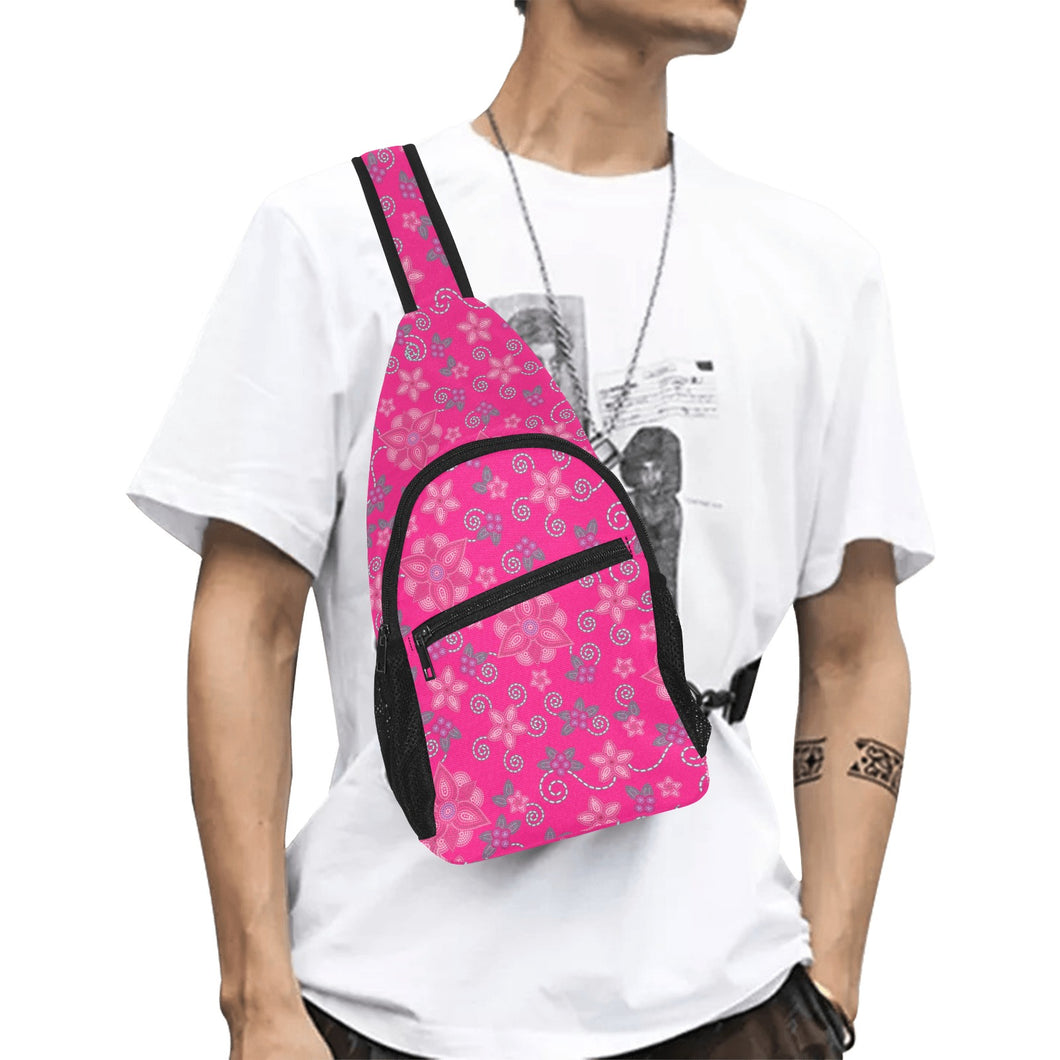 Berry Picking Pink Chest Bag