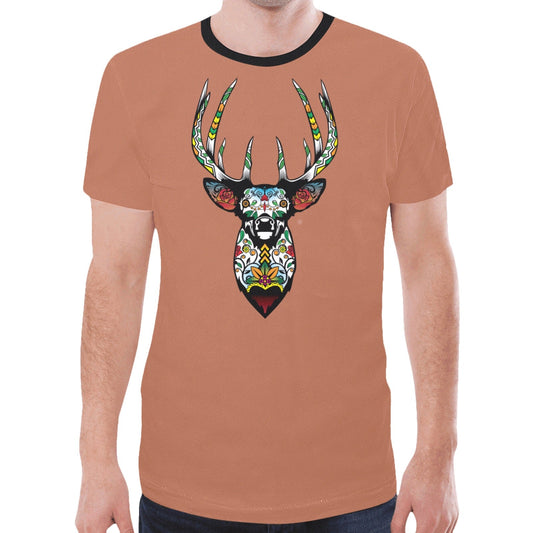 Elk Spirit Guide (Brown) New T-shirt for Men