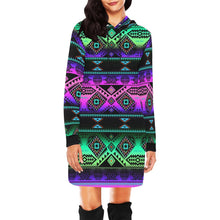 Load image into Gallery viewer, California Coast Sunrise Hoodie Dress
