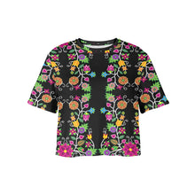 Load image into Gallery viewer, Floral Beadwork Crop Top
