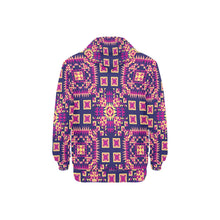 Load image into Gallery viewer, Kaleidoscope Bleu Men&#39;s Long Sleeve Fleece Hoodie
