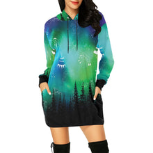 Load image into Gallery viewer, Aurora Medicine Animals Hoodie Dress
