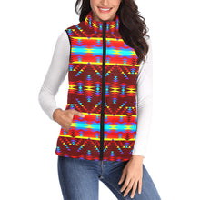 Load image into Gallery viewer, Visions of Lasting Peace Women&#39;s Padded Vest Jacket
