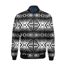 Load image into Gallery viewer, Black Rose Shadow Bomber Jacket for Men
