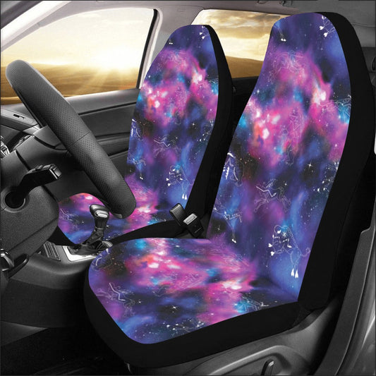 Animal Ancestors 1 Blue and Pink Car Seat Covers (Set of 2)