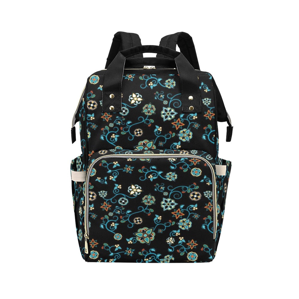 Ocean Bloom Multi-Function Diaper Backpack/Diaper Bag