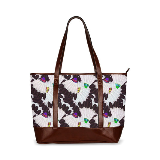 Eagle Feather Fans Tote Handbag