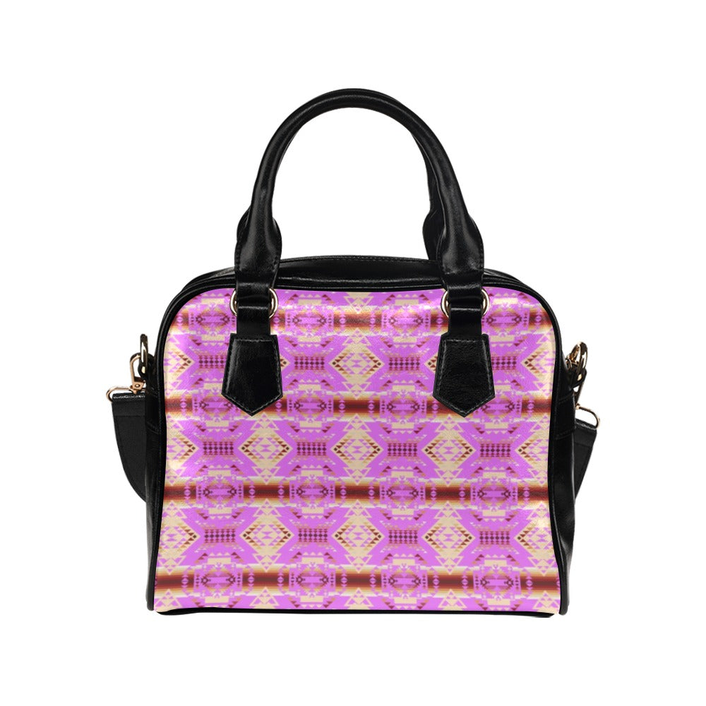 Gathering Earth Lilac Shoulder Handbag