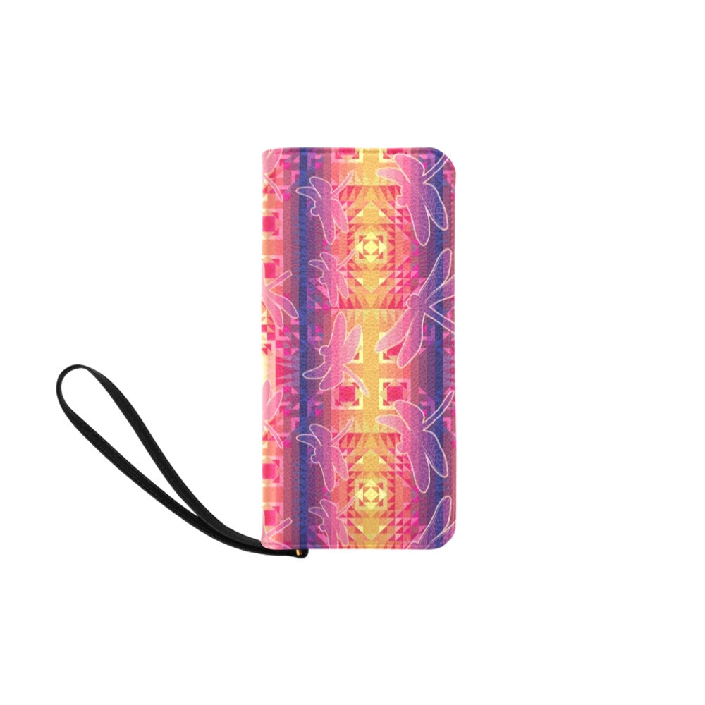 Kaleidoscope Dragonfly Women's Clutch Purse