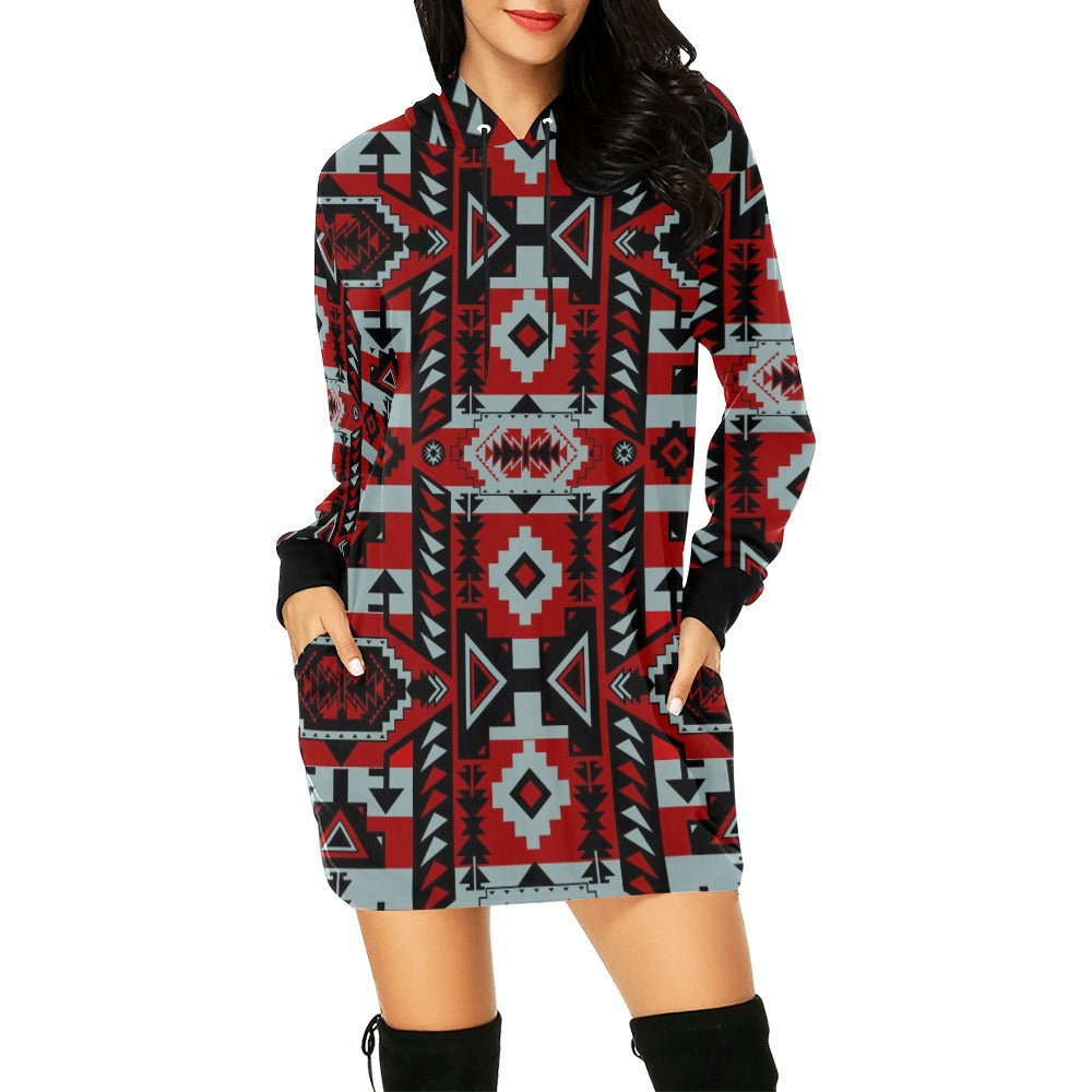 Chiefs Mountain Candy Sierra-Dark Hoodie Dress