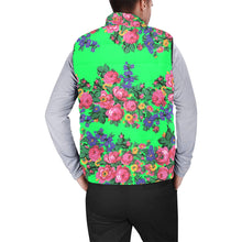 Load image into Gallery viewer, Kokum&#39;s Revenge Green Men&#39;s Padded Vest Jacket
