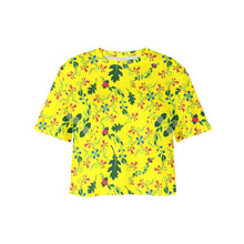 Load image into Gallery viewer, Vine Life Lemon Crop Top
