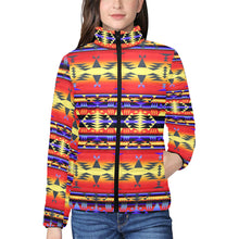 Load image into Gallery viewer, Between the San Juan Mountains Women&#39;s Stand Collar Padded Jacket
