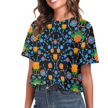 Load image into Gallery viewer, Floral Damask Crop Top
