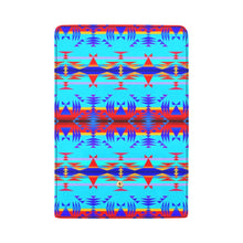 Load image into Gallery viewer, Between the Mountains Blue Women&#39;s Trifold Wallet
