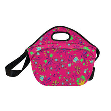 Load image into Gallery viewer, Fleur Indigine Rouge Neoprene Lunch Bag/Large
