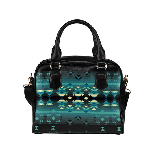 Inspire Green Shoulder Handbag