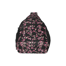 Load image into Gallery viewer, Floral Green Black Chest Bag
