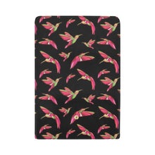 Load image into Gallery viewer, Red Swift Colourful Black Women&#39;s Trifold Wallet
