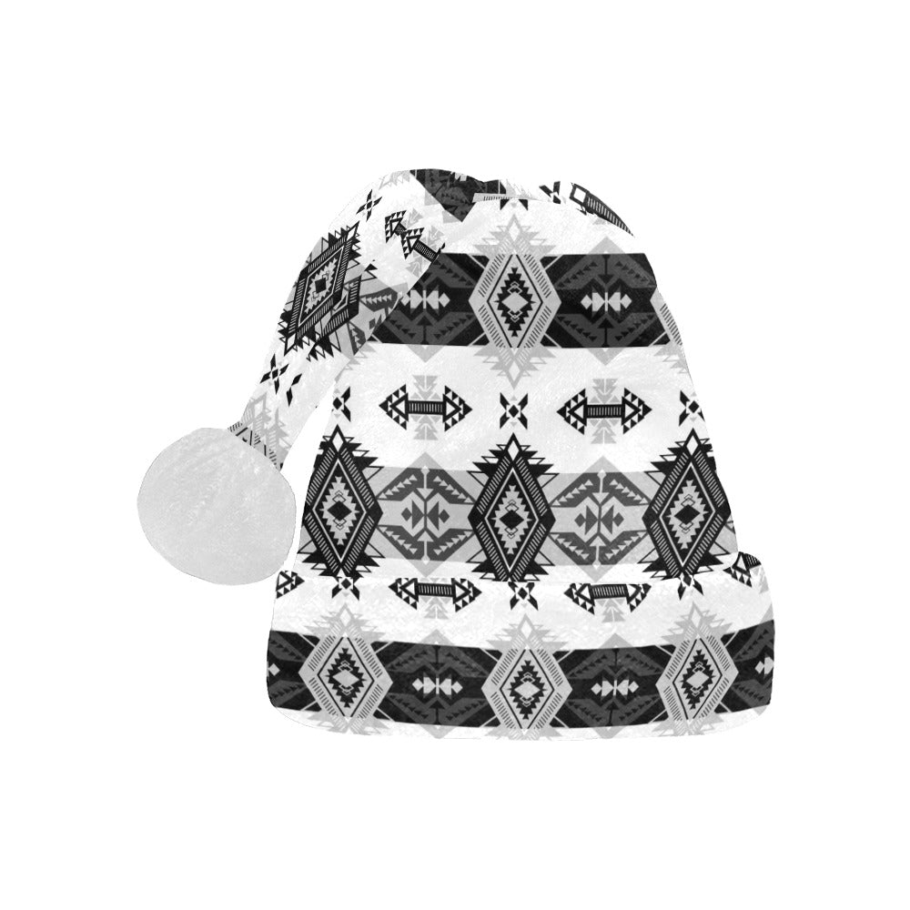 Sovereign Nation Black and White Santa Hat