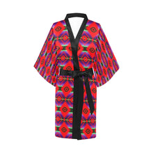Load image into Gallery viewer, Cree Confederacy Chicken Dance Kimono Robe
