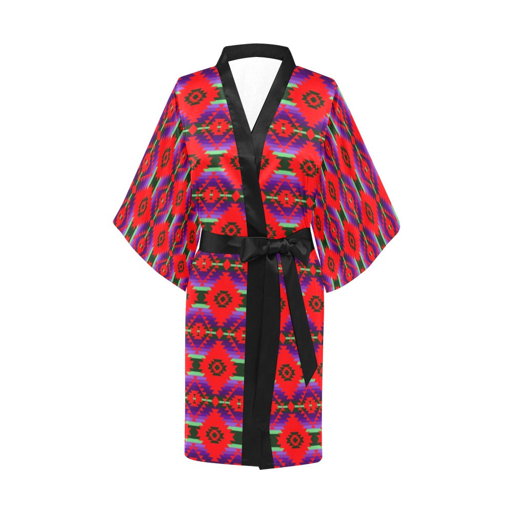 Cree Confederacy Chicken Dance Kimono Robe