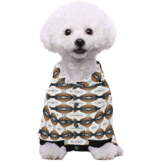 Cofitichequi White Pet Dog Hoodie